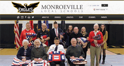 Desktop Screenshot of monroevilleschools.org